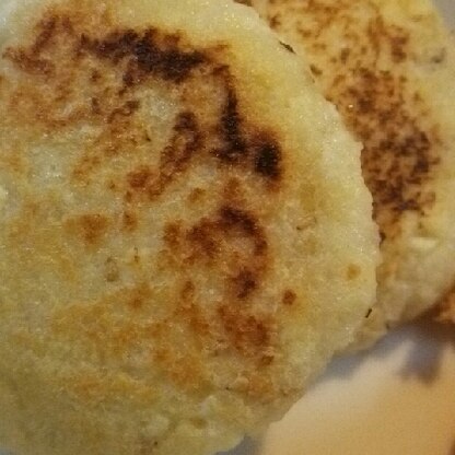 ポン酢でいただきました！この材料でこんな食感！子どももパクパク食べました(*^^*)